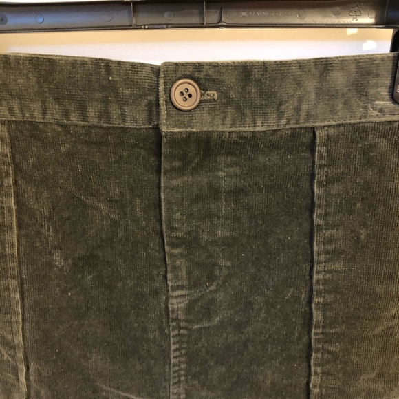 Motherhood Maternity Olive Green Corduroy Mini Skirt Medium M - Picture 3 of 6